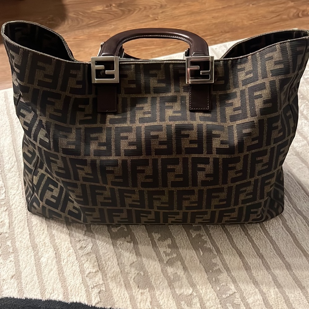 Fendi zucca print bag